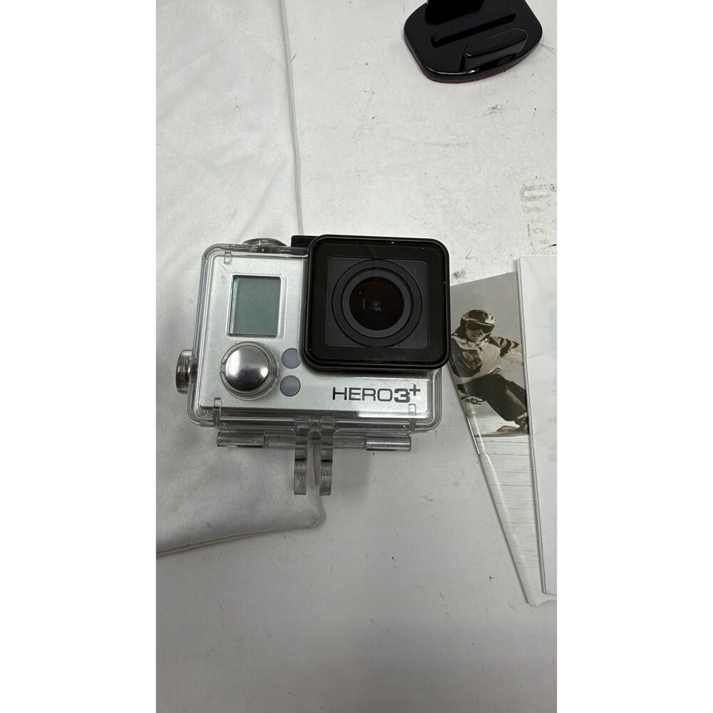 GoPro Hero 3+ Action Camera - Silver With Battery, Case, & More - Tested Works - Picture 12 of 12